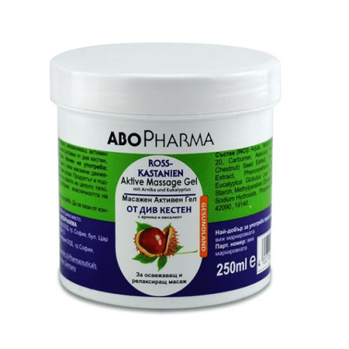 Abopharma Refreshing Gel for Muscle Pain with Wild Chestnut and Arnica 8.45 fl oz (250 ml)