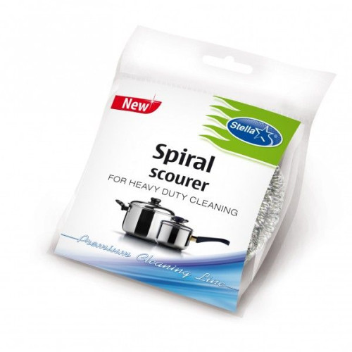 Stella Spiral scourer for Heavy Duty Cleaning 1 pc