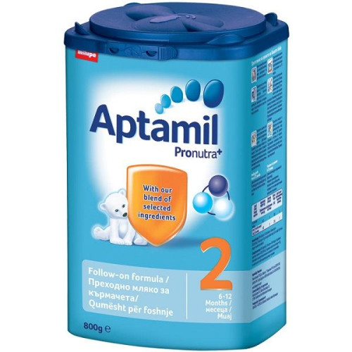 Milupa Aptamil Pronutra+ 2 Follow-on Milk for Infants Aged 6-12 Months 1.76 lb (800 g)