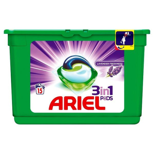 Ariel 3-in-1 Lavender Freshness Laundry Capsules 14.29 oz (405 g)