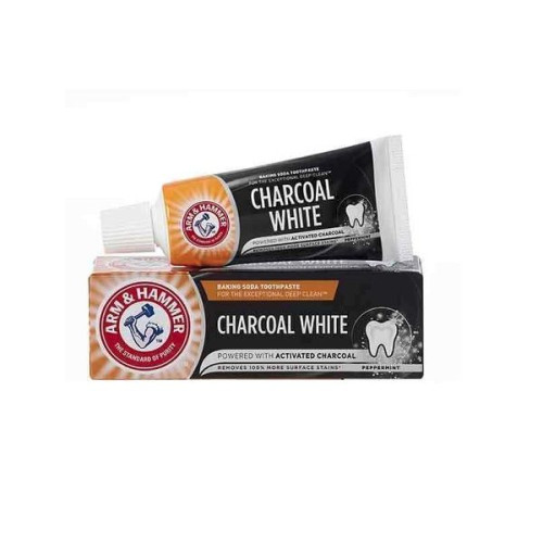 Arm and Hammer Charcoal White Whitening Toothpaste with Activated Charcoal 0.85 fl oz (25 ml)