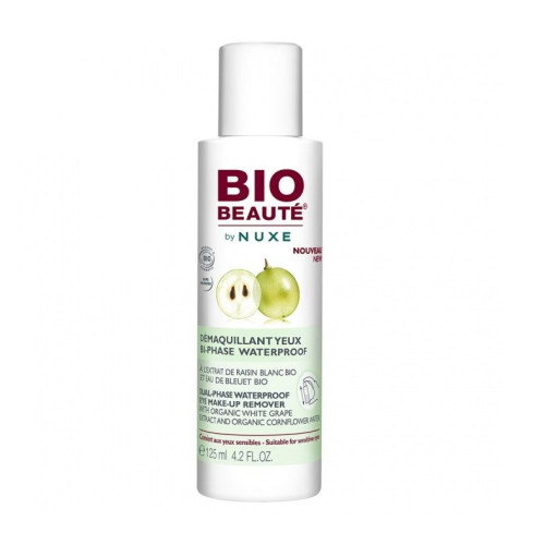 Bio Beaute Nuxe Two-Phase Makeup Remover Lotion with Grapes for the Eye Contour 4.23 fl oz (125 ml)