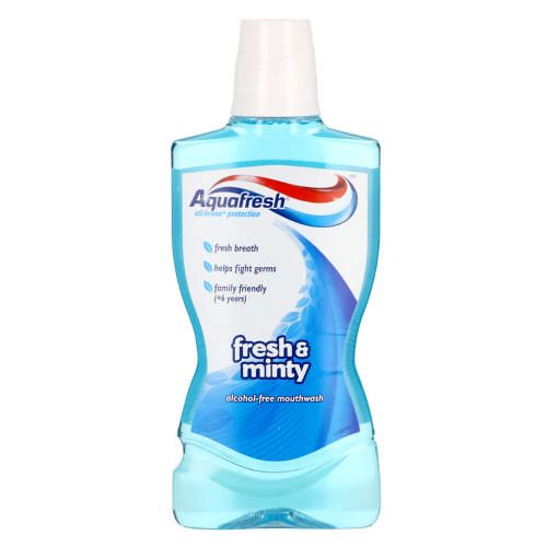 Aquafresh Triple Protection Fresh and Minty Triple Protection Mouthwash with Fluoride 16.91 fl oz (500 ml)