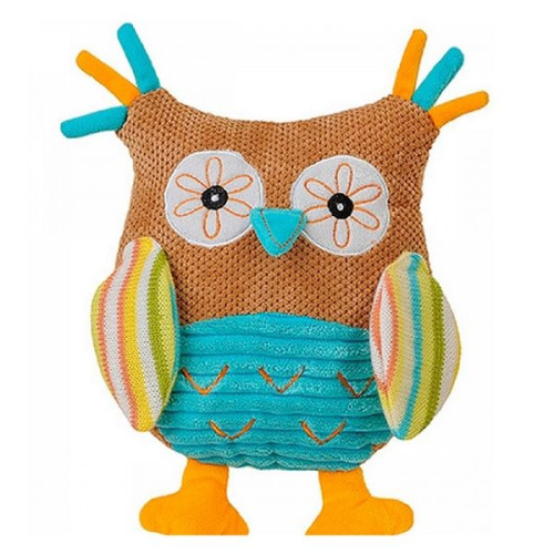 Babyono Baby Rattle for Ages 3+ Months - Owl 1255