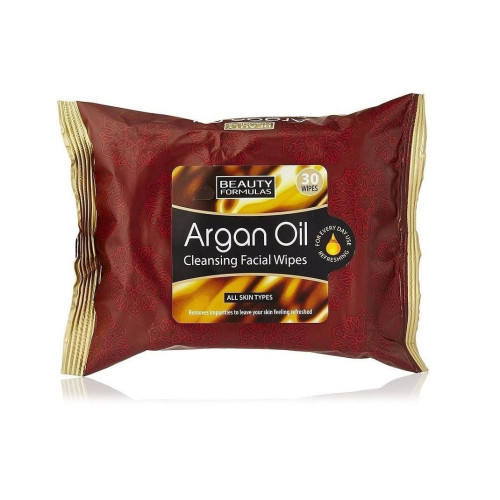 Beauty Formulas Argan Oil Cleansing Wipes with Argan Oil 30 pcs