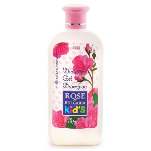 Bio Fresh Rose Shower Gel - Shampoo for Children 2 in 1 6.76 fl oz (200 ml)