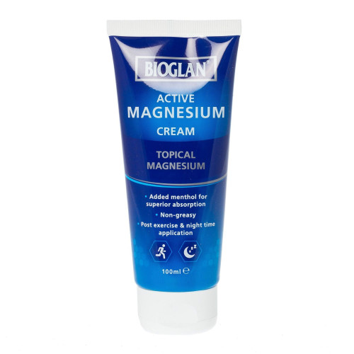 Bioglan Active Magnesium Cream 3.38 fl oz (100 ml)