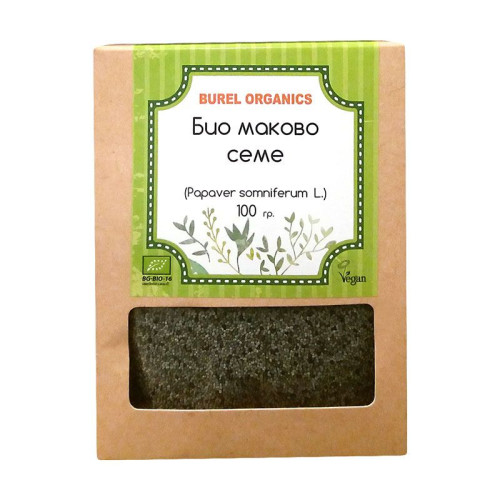 Burel Organics Organic Poppy Seeds 3.53 oz (100 g)