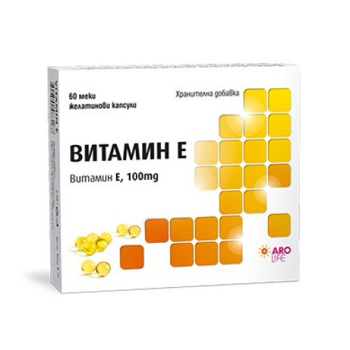 Aro Life Vitamin E 100 mg for a Strong Immune System 60 Capsules