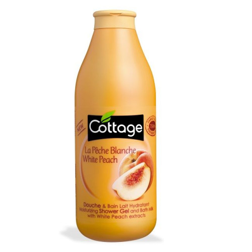 Cottage 2-in-1 Shower Gel and Bath Foam with Peach 25.36 fl oz (750 ml)