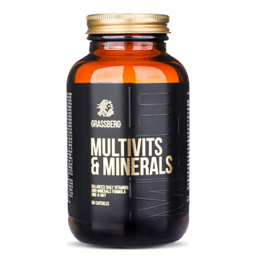 Grassberg Multivits & Minerals 90 Capsules