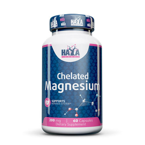 Haya Labs Chelated Magnesium 200mg 60 Capsules