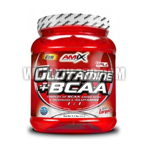 Amix Glutamine + BCAA Unflavoured 1.17 lb (530 g)