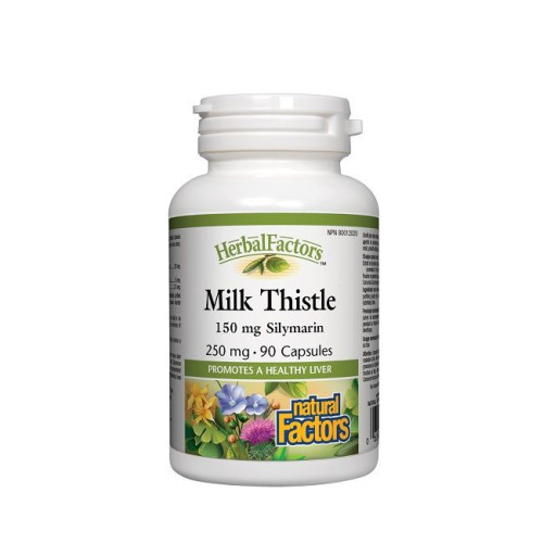 Herbal Factors Milk Thistle for a Healthy Heart and Liver 90 Capsules