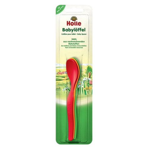 Holle Baby Feeding Spoon for Children 4+ Months 3 pcs