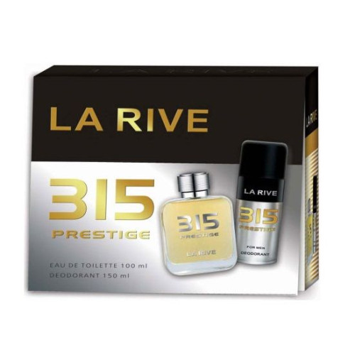 La Rive 315 Prestige Promo Set for Men Eau De Toilette and Deodorant Spray