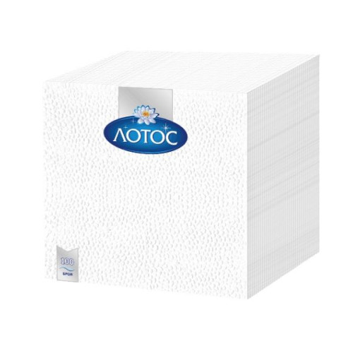 Lotus White Napkins 100 pcs