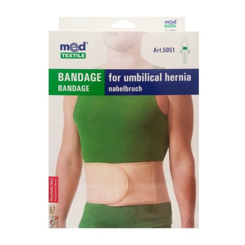 Med Textile Bandage for Umbilical Hernia Size XL/XXL 1 pc