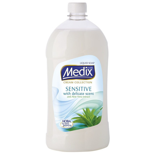 Medix Sensitive Liquid Hand Soap for Sensitive Skin - Refill 33.81 fl oz (1000 ml)