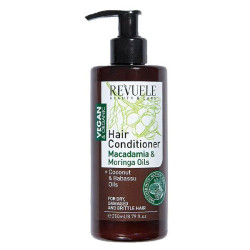 Revuele Vegan and Organic Conditioner for Dry Damaged and Brittle Hair 8.45 fl oz (250 ml)