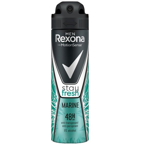 Rexona Motionsense Men Stay Fresh Marine Deodorant Spray for Men 5.07 fl oz (150 ml)