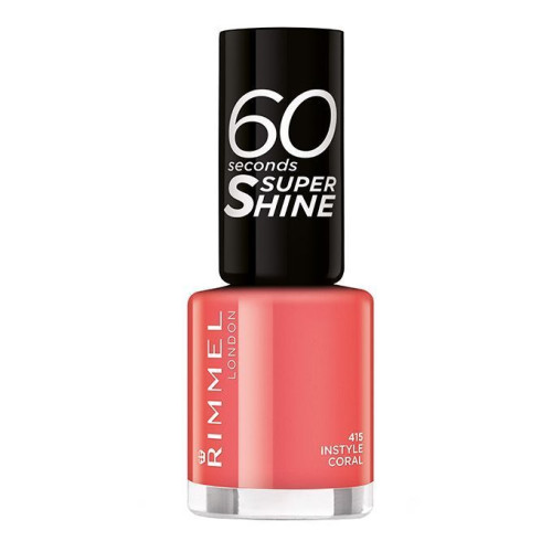 Rimmel 60 Seconds Quick-Drying Nail Polish Instyle Coral 415