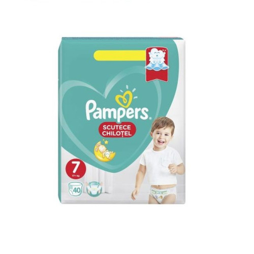Pampers Pants Jumbo Set 7 XL Diapers - Pants for Children 37.5+ lb (17+ kg) 40 pcs