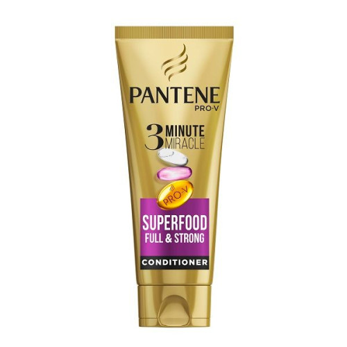 Pantene Superfood Nourishing and Strengthening 3-Minute Conditioner for Weak and Thin Hair 6.76 fl oz (200 ml)