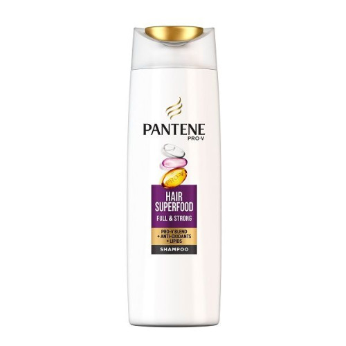 Pantene Superfood Nourishing and Strengthening Shampoo for Weak and Thin Hair 12.17 fl oz (360 ml)