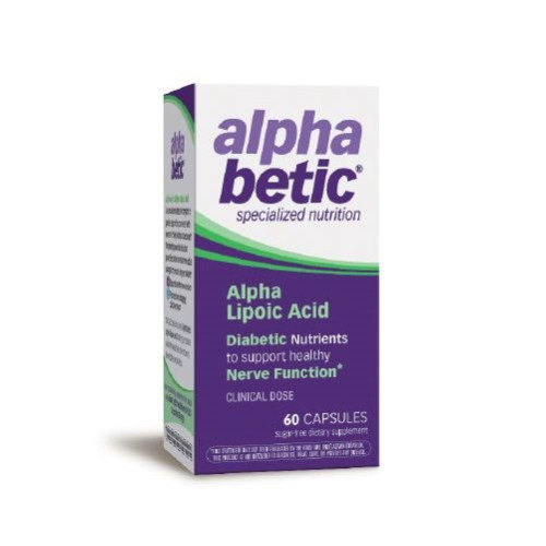 Alpha Betic Alpha Lipoic Acid for Diabetes and Prediabetes 60 Capsules