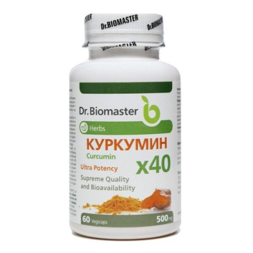 Dr. Biomaster Curcumin 40 500 mg 60 Capsules