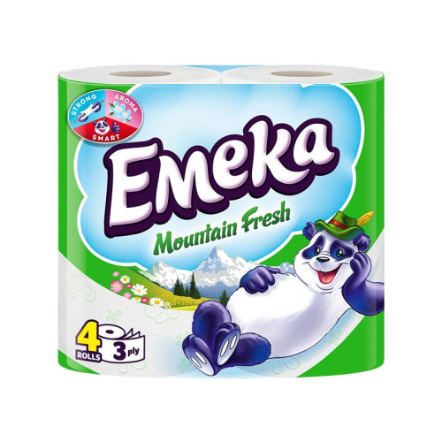Emeka Mountain Fresh Scented 3-ply Toilet Paper 4 Rolls