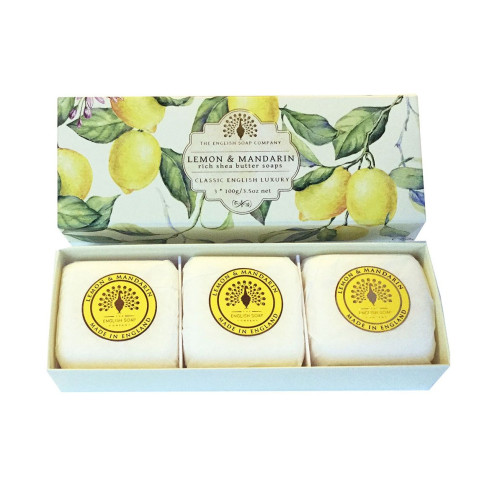 English Soap Lemon and Mandarin Luxury Hand Soap with Lemon and Mandarin Scent 6.83 lb (3100 g)