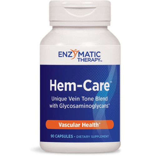 Enzymatic Therapy Hem-Care for Hemorrhoids and Varicose Veins 90 Capsules