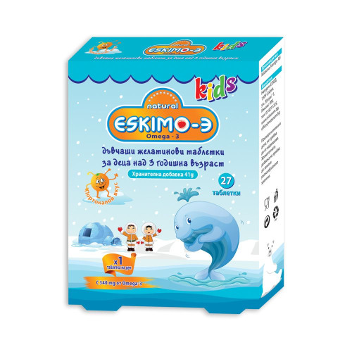 Eskimo-3 Omega-3 for Children 1.45 oz (41 g) 27 Chewable Tablets