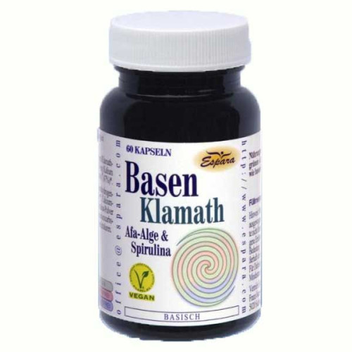 Espara Basen-Klamath Spirulina and Afa for Energy Balance 60 Capsules