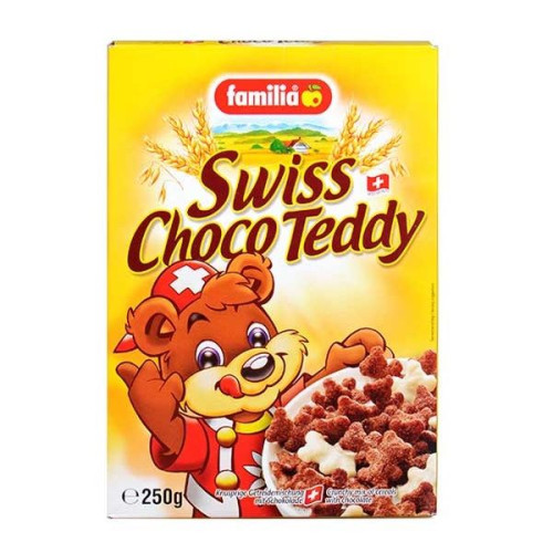 Familia Swiss Choco Teddy Cereal with Chocolate 2 1.76 oz (50 g)