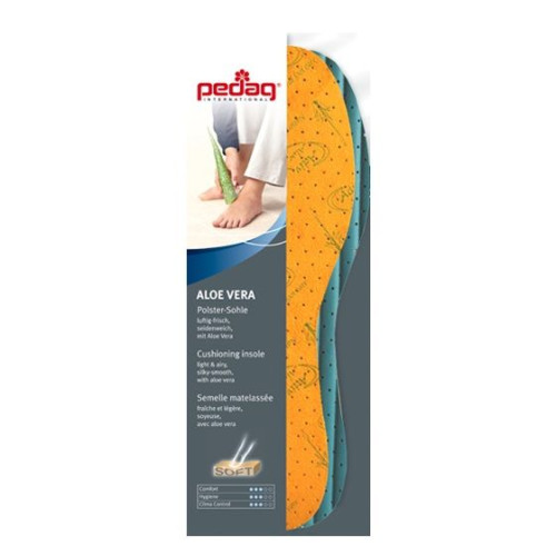 Pedag Aloe Vera Insoles with Aloe Vera to Keep the Skin of the Feet Soft 2 pcs
