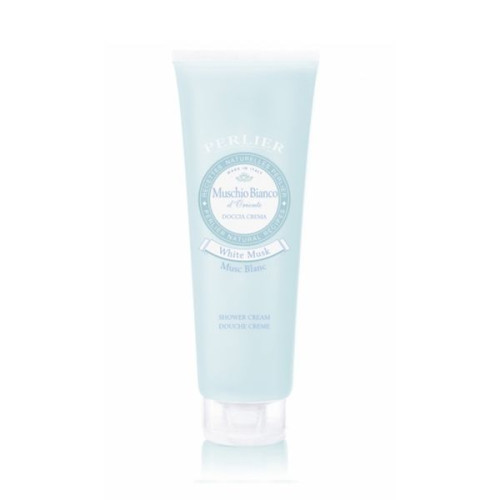 Perlier Muschio Bianco Shower Cream for Body with White Musk Fragrance 8.45 fl oz (250 ml)