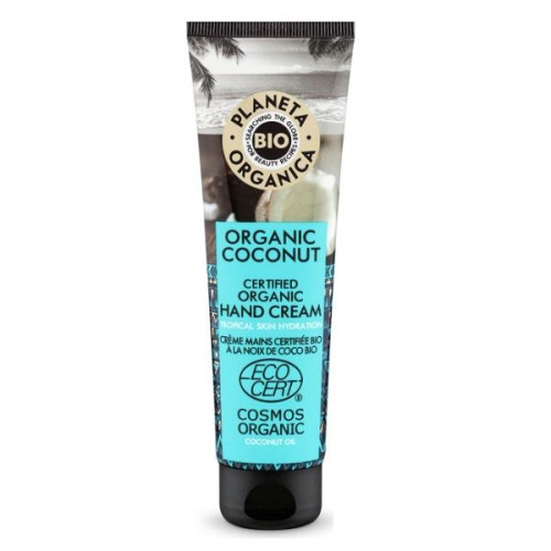 Planeta Organica Coconut Hand Cream with Organic Coconut Oil 2.54 fl oz (75 ml)