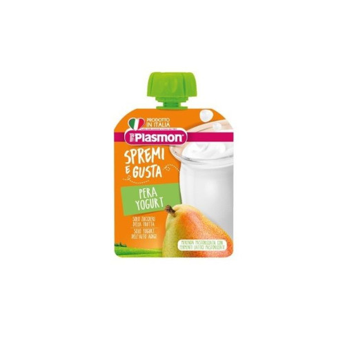 Plasmon Breakfast Pears with Yogurt for Children 6+ Months 3 oz (85 g) - 3093