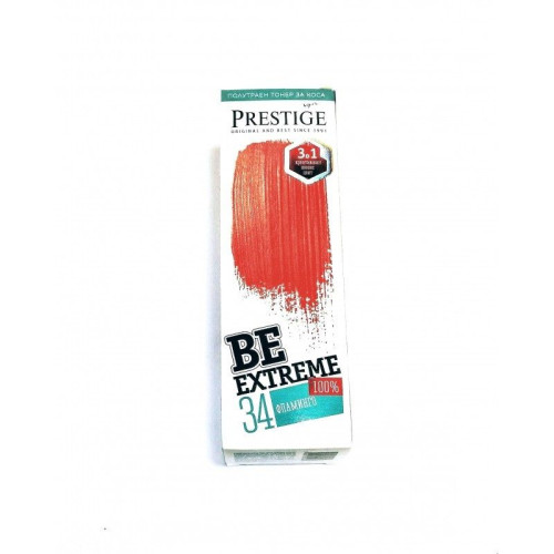 Prestige Be Extreme Semi-Permanent Hair Toner Color Flamingo 34