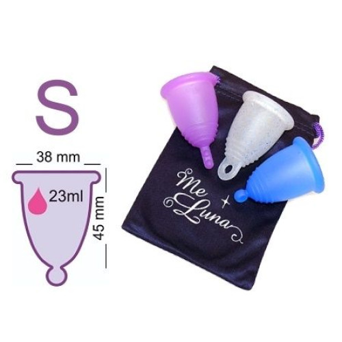 Me Luna Classic Menstrual Cup with Ball Tip Size S