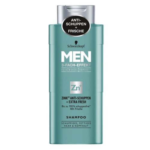 Schwarzkopf Men Zinc Shampoo for Men with Zinc Against Dandruff and Oiliness 8.45 fl oz (250 ml)