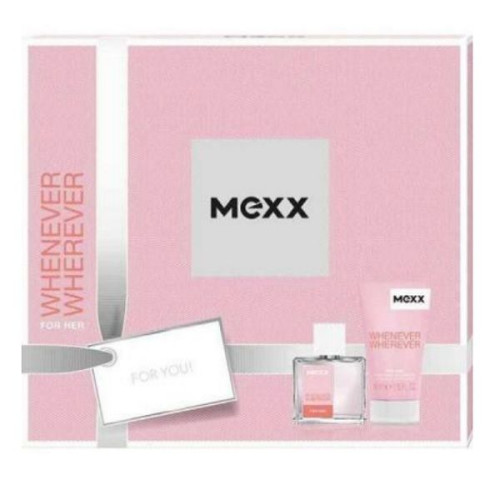 Mexx Whenever Wherever Promo Set for Women Eau De Toilette and Body Shower Gel