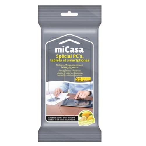 Micasa Wet Wipes for Cleaning pcs Tablets and Smartphones 15 pcs