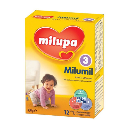Milupa Milumil 3 Milk for Young Children 12+ Months 14.11 oz (400 g)