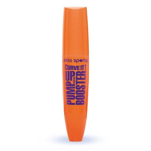 Miss Sporty Pump Up Booster Curve It! Long-Lasting Mascara for Thick and Voluminous Lashes Color 001 Extra Black