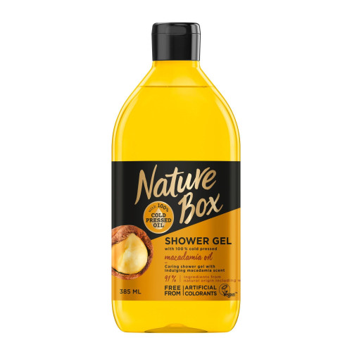 Nature Box Macadamia Moisturizing Body Shower Gel with Macadamia Oil 13.02 fl oz (385 ml)