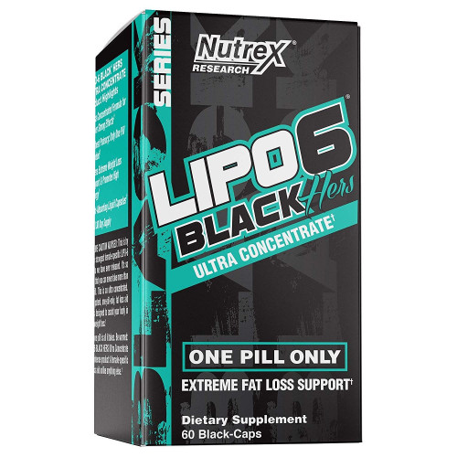 Nutrex Lipo 6 Black Hers Ultra-concentrated Fat Burner for Women 60 Capsules